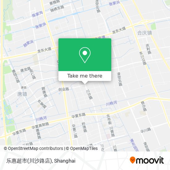 乐惠超市(川沙路店) map