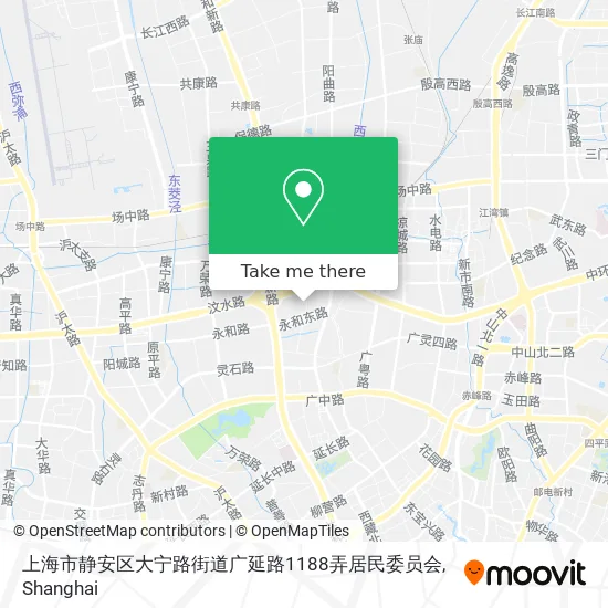 上海市静安区大宁路街道广延路1188弄居民委员会 map