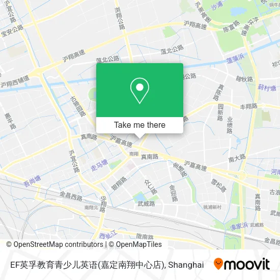EF英孚教育青少儿英语(嘉定南翔中心店) map