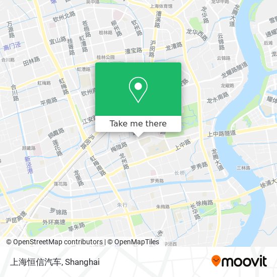 上海恒信汽车 map