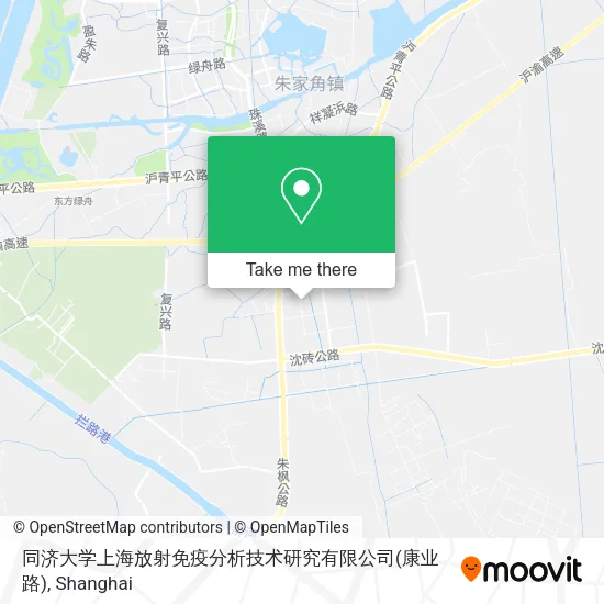 同济大学上海放射免疫分析技术研究有限公司(康业路) map
