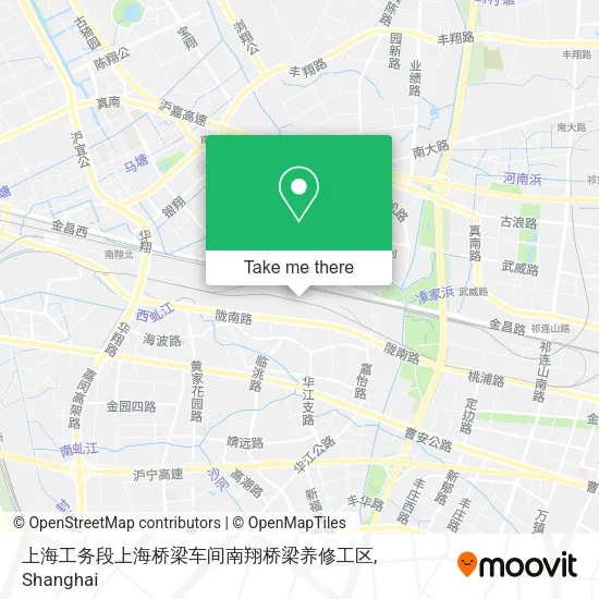 上海工务段上海桥梁车间南翔桥梁养修工区 map