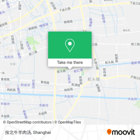 按北牛羊肉汤 map