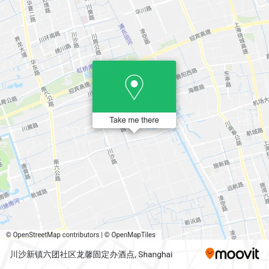 川沙新镇六团社区龙馨固定办酒点 map