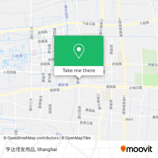 亨达理发用品 map
