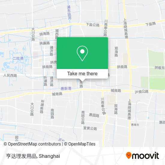 亨达理发用品 map
