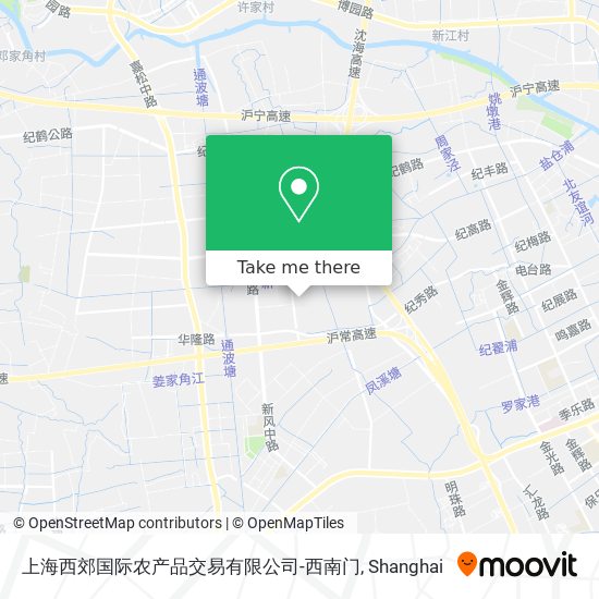 上海西郊国际农产品交易有限公司-西南门 map