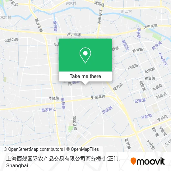 上海西郊国际农产品交易有限公司商务楼-北正门 map