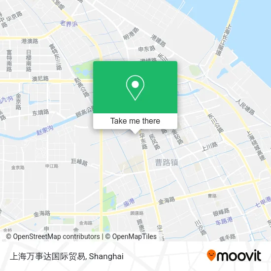 上海万事达国际贸易 map
