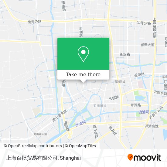 上海百批贸易有限公司 map