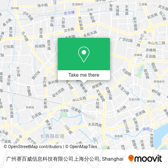 广州赛百威信息科技有限公司上海分公司 map