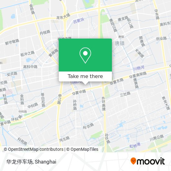 华龙停车场 map