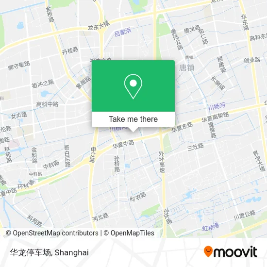 华龙停车场 map
