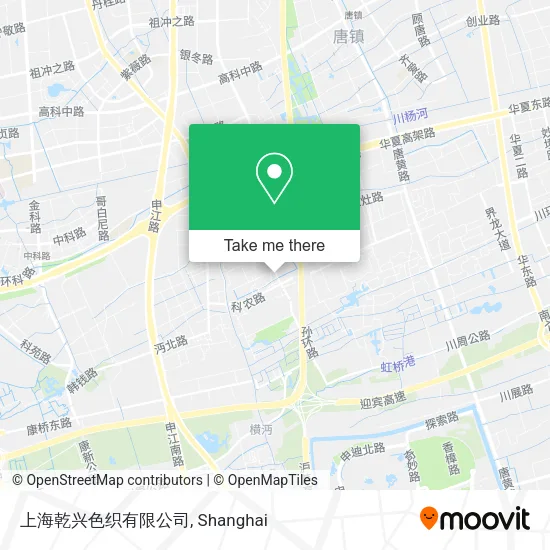 上海乾兴色织有限公司 map