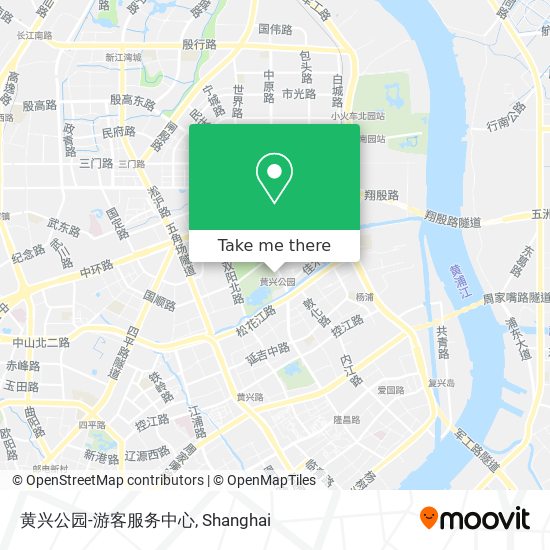 黄兴公园-游客服务中心 map