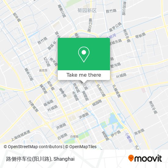 路侧停车位(阳川路) map