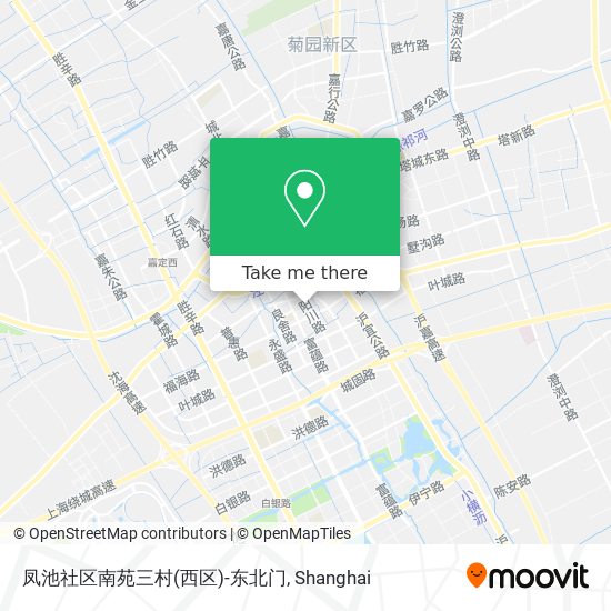 凤池社区南苑三村(西区)-东北门 map