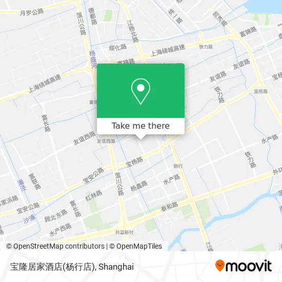宝隆居家酒店(杨行店) map