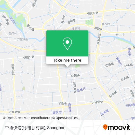 中通快递(徐谢新村南) map