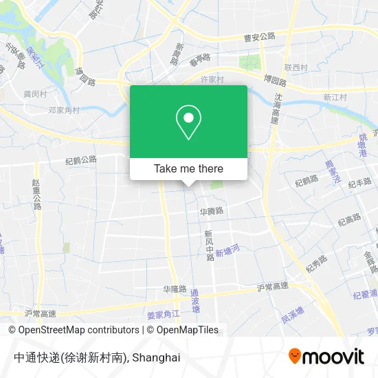 中通快递(徐谢新村南) map