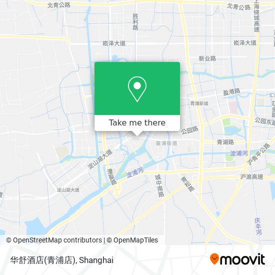 华舒酒店(青浦店) map