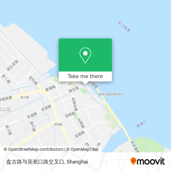 盘古路与吴淞口路交叉口 map