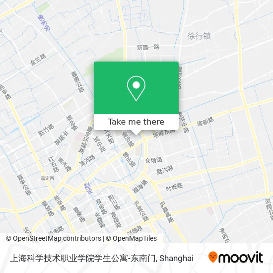 上海科学技术职业学院学生公寓-东南门 map