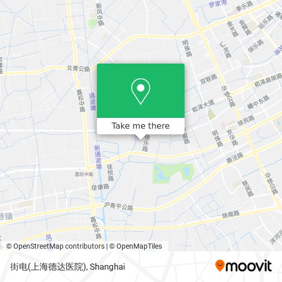 街电(上海德达医院) map
