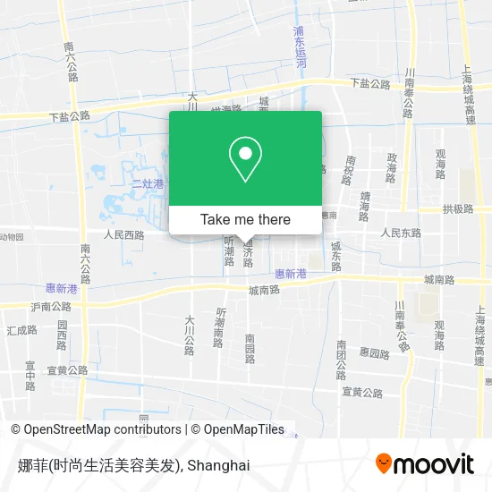 娜菲(时尚生活美容美发) map
