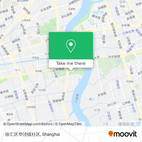 徐汇区华泾镇社区 map