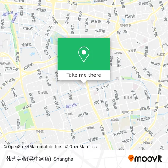 韩艺美妆(吴中路店) map