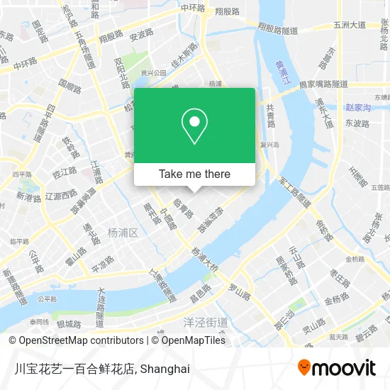 川宝花艺一百合鲜花店 map