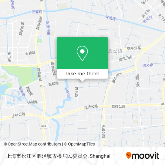 上海市松江区泗泾镇古楼居民委员会 map