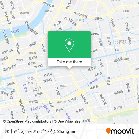 顺丰速运(上南速运营业点) map