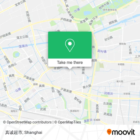 真诚超市 map
