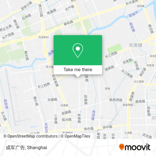 成军广告 map