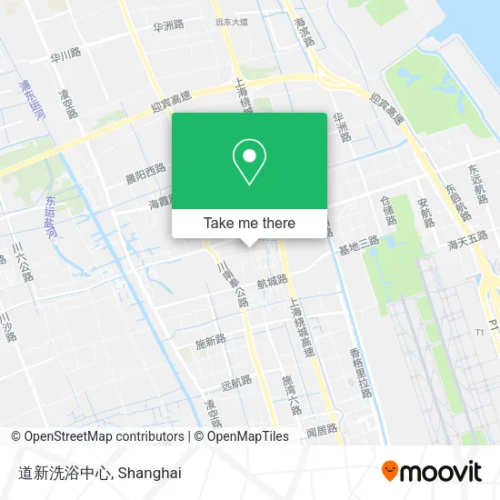 道新洗浴中心 map
