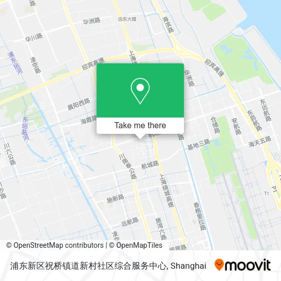 浦东新区祝桥镇道新村社区综合服务中心 map