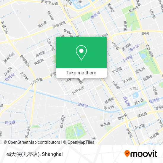 蜀大侠(九亭店) map