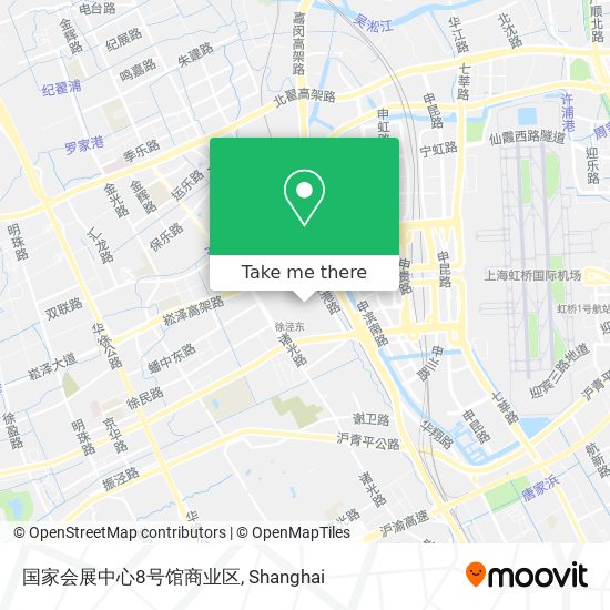 国家会展中心8号馆商业区 map