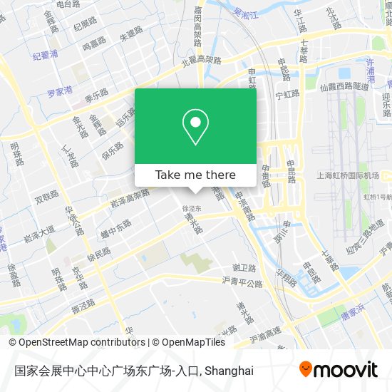 国家会展中心中心广场东广场-入口 map