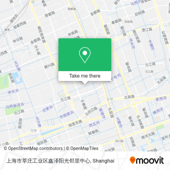 上海市莘庄工业区鑫泽阳光邻里中心 map