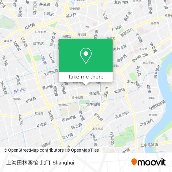 上海田林宾馆-北门 map