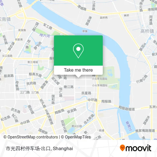 市光四村停车场-出口 map