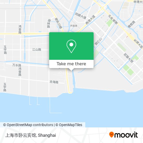 上海市卧云宾馆 map