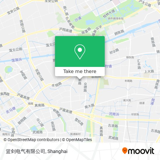 篮剑电气有限公司 map
