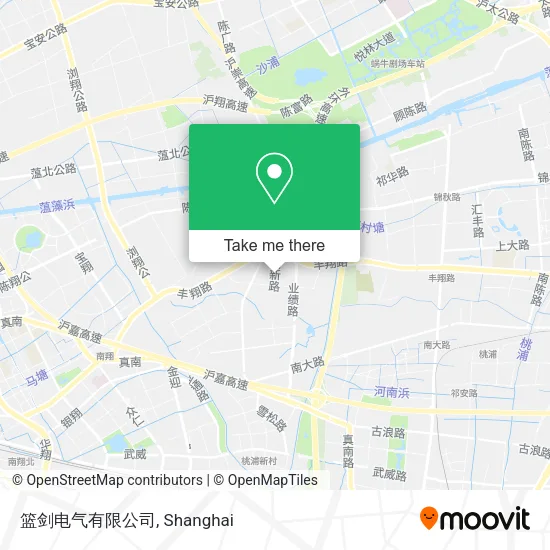 篮剑电气有限公司 map