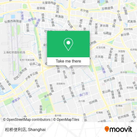 程桥便利店 map