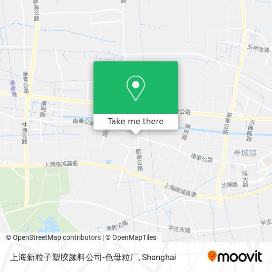 上海新粒子塑胶颜料公司-色母粒厂 map