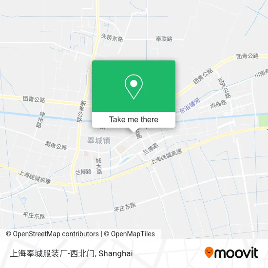 上海奉城服装厂-西北门 map